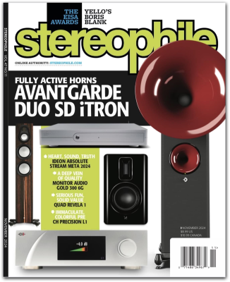 Stereophile cover - Avantgarde DUO SD iTRON Nov 2024 Issue