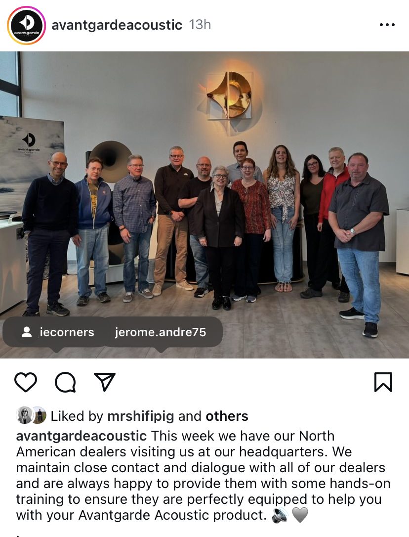 North American Avantgarde Acoustic Dealers